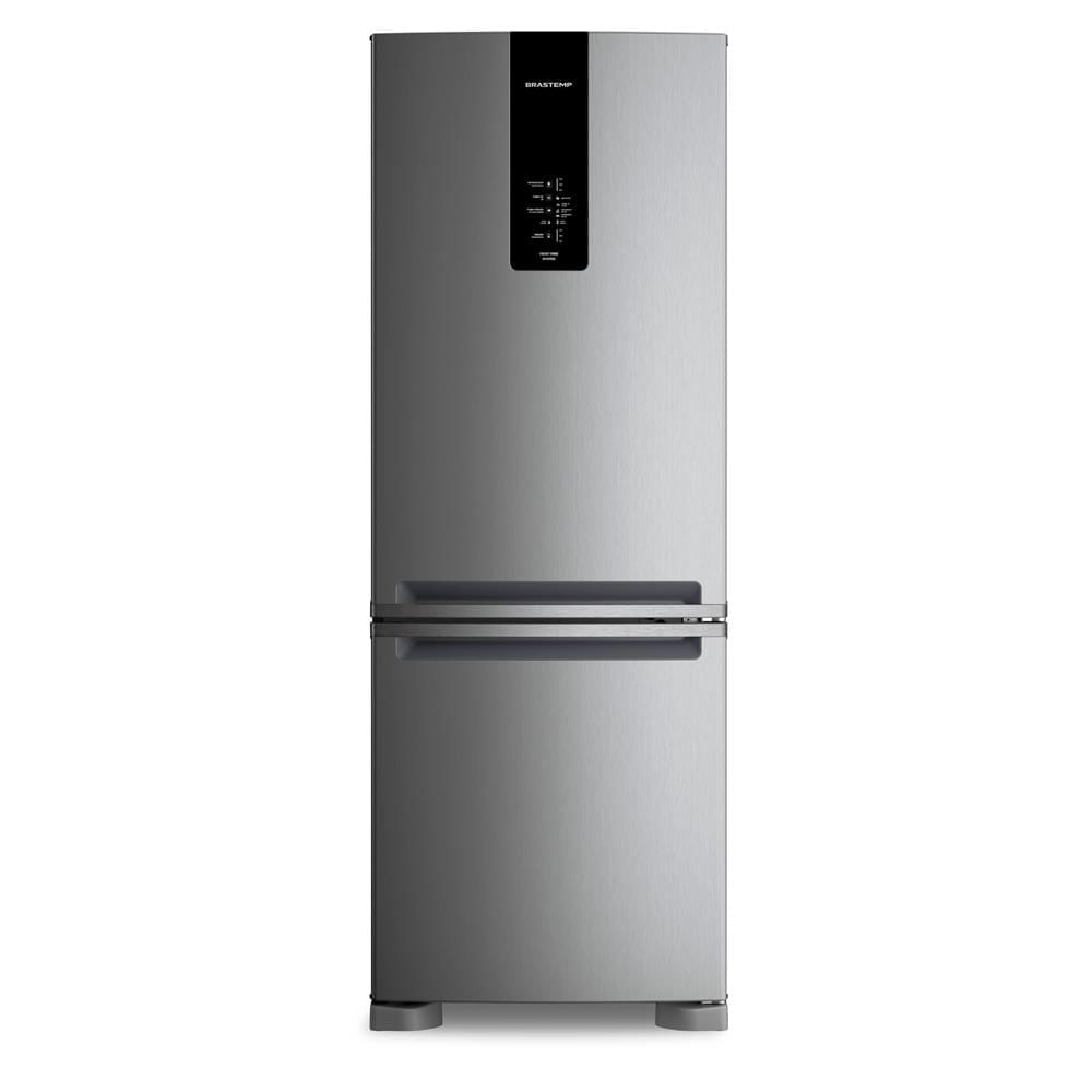 Geladeira Brastemp Frost Free Inverse A+++ 479L Inox Com Super Capacidade E Smart Flow BRE58FK 220V