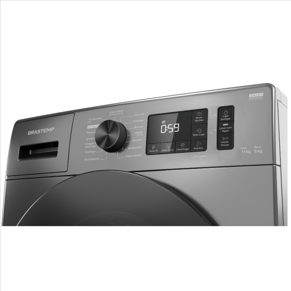 Encontraproduto.com.br - Lava e Seca Brastemp BNO11AS Smart Sensor 11kg