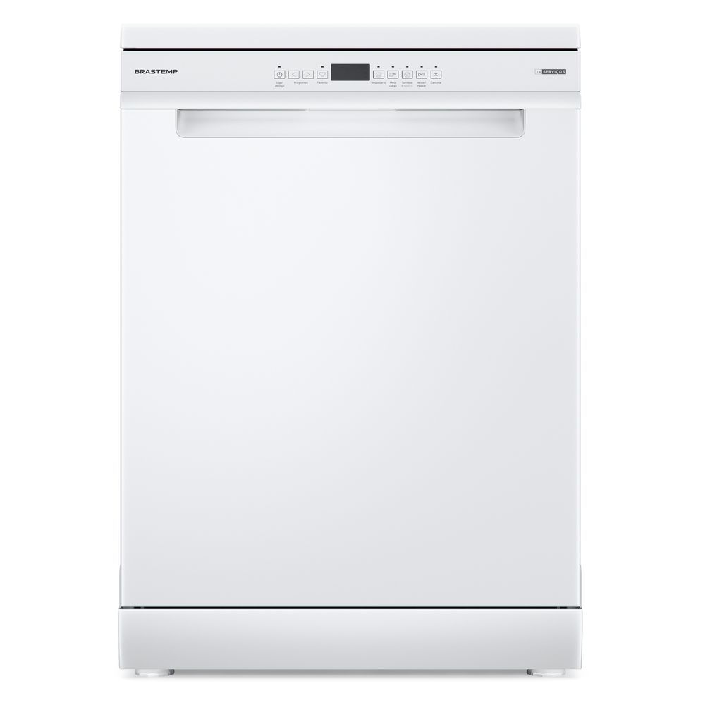 Encontraproduto.com.br - Compre Lava-Louças Brastemp 14 Serviços Branca BLF60AB e Ganhe Detergente em Pó Finish 700g