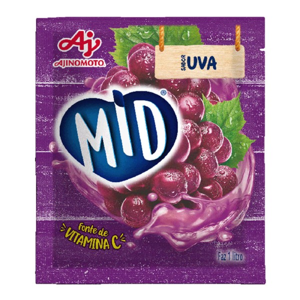 Encontraproduto.com.br - Refresco em Pó Sabor Uva Mid 20g