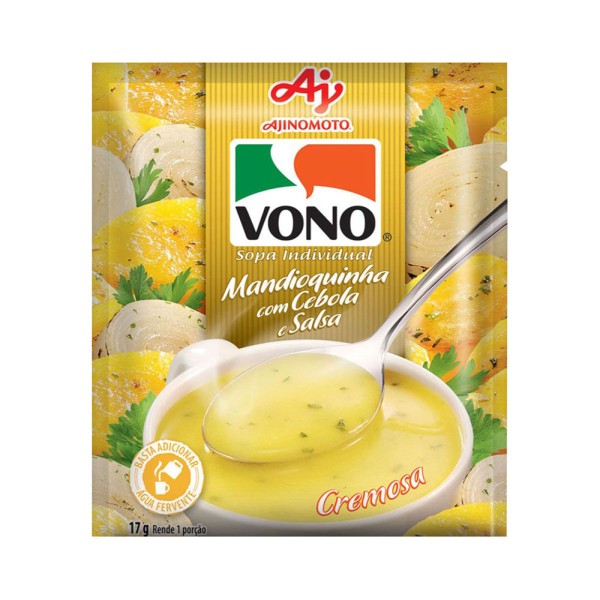 Encontraproduto.com.br - Sopa Individual Mandioquinha Com Cebola e Salsa Vono 17g