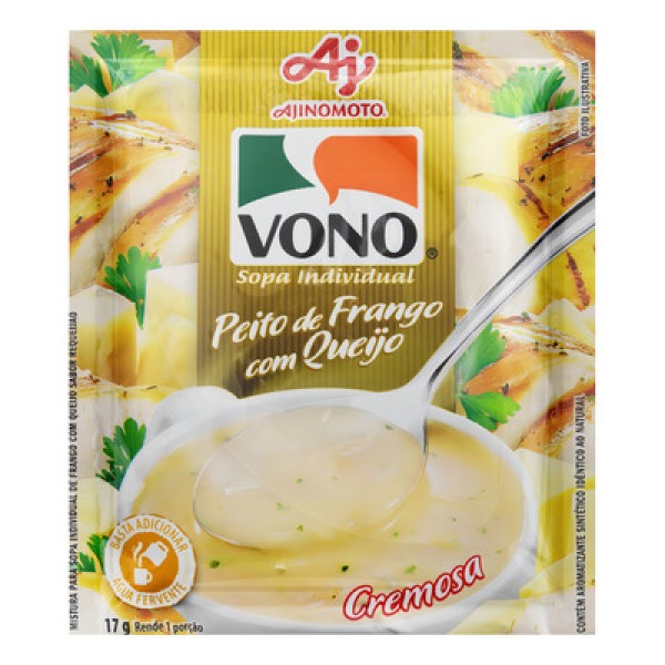 Encontraproduto.com.br - Sopa Vono Peito de Frango com Queijo 17g