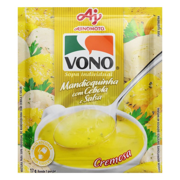 Sopa VONO® Mandioquinha com cebola e salsa 17g