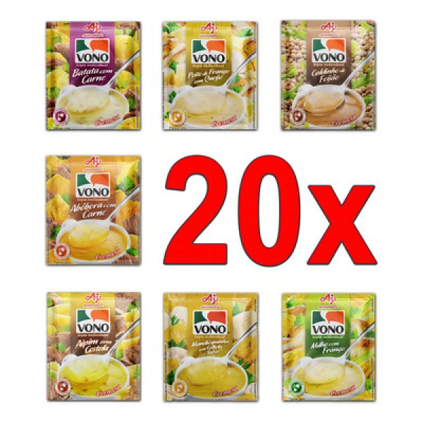 Encontraproduto.com.br - Sopa Individual Milho com Frango Vono Pacote 18g