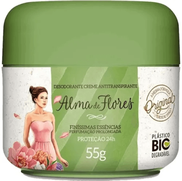 Encontraproduto.com.br - Desodorante Alma De Flores Creme Classico 55G