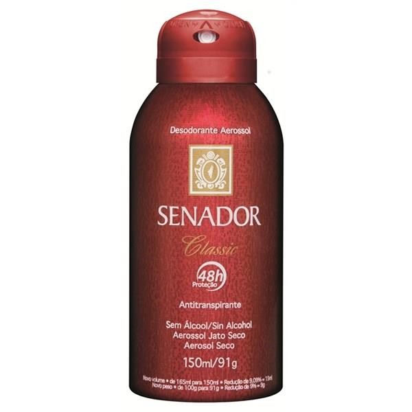 Desodorante Aerosol Senador Classic 150ml