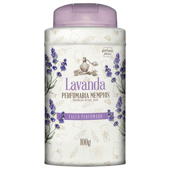 Encontraproduto.com.br - Talco Memphis Lavanda 100g