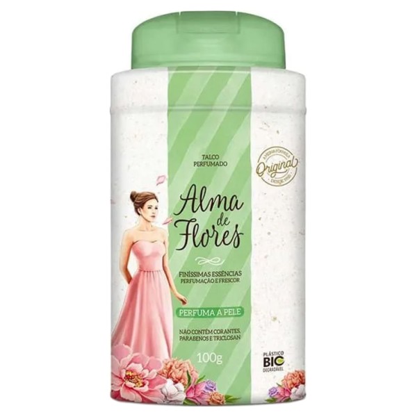 Encontraproduto.com.br - Talco Alma de Flores Clássico 100g