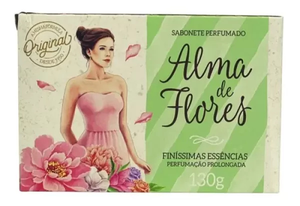 Sabonete Em Barra Alma De Flores Brancas 130g