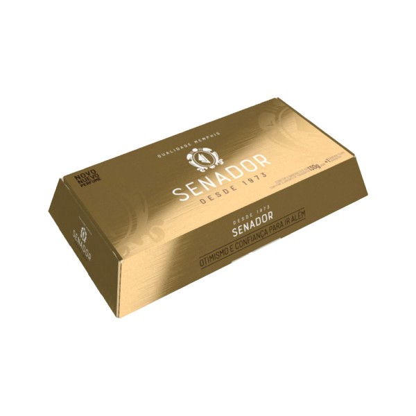 Encontraproduto.com.br - Sabonete Senador Barra Com 3x130gr Gold + Saboneteira
