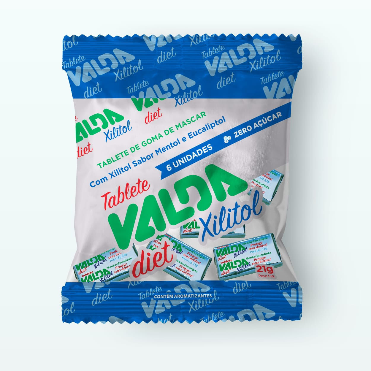 Pastilha Valda Diet Sache Com 6 Unidades
