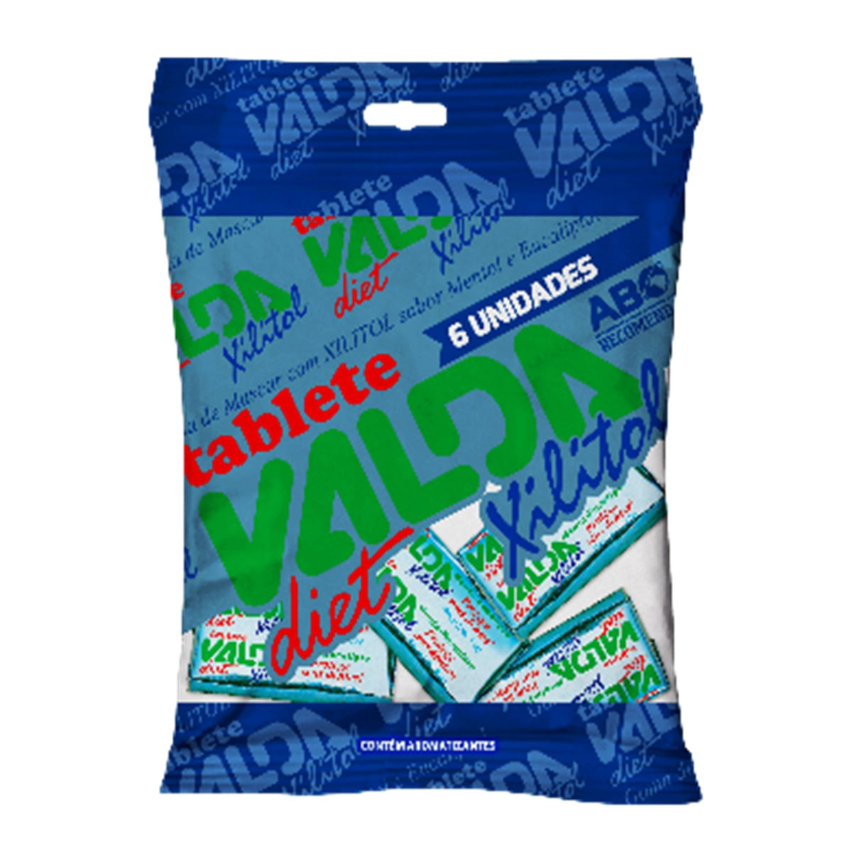Encontraproduto.com.br - Pastilha Valda Diet Sache Com 6 Unidades