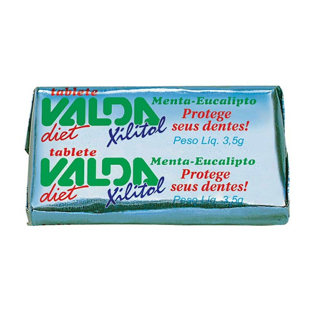 Encontraproduto.com.br - Pastilhas Valda Diet Tablete 01Un 100Uns - Valda