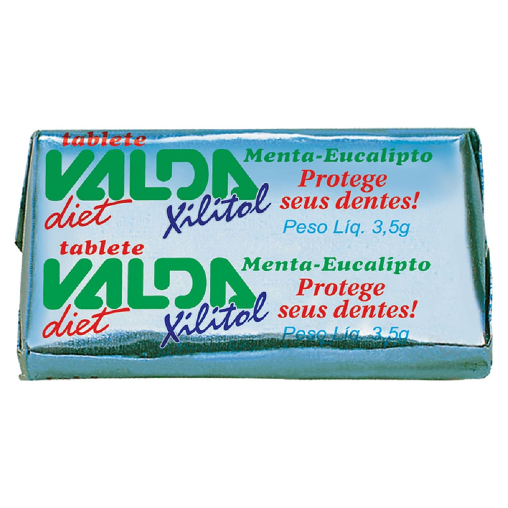 Encontraproduto.com.br - Pastilhas Valda Diet Tablete 01Un 100Uns - Valda