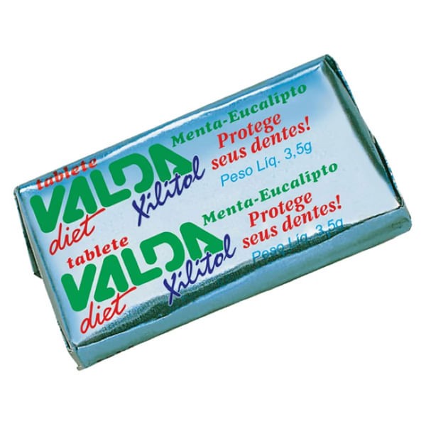 Encontraproduto.com.br - Pastilhas Valda Diet Tablete 01Un 100Uns - Valda