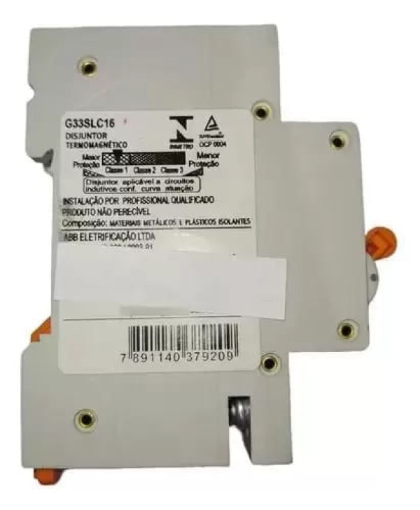 Encontraproduto.com.br - Disjuntor Tripolar Din 3P 25A 220v Curva C 3Ka Ge