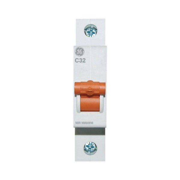 Encontraproduto.com.br - Disjuntor Branco Din Monopolar 32A - GE