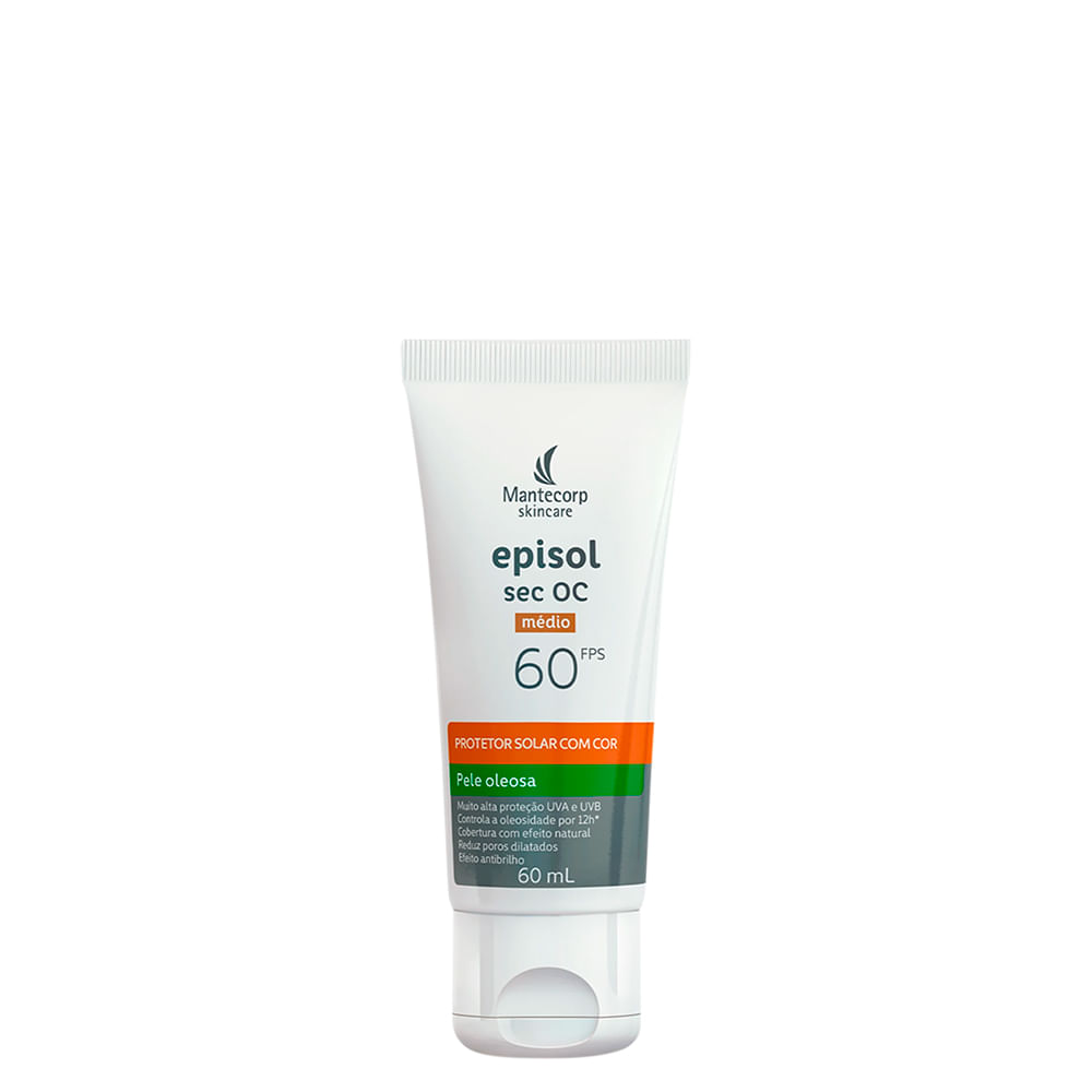 Encontraproduto.com.br - Protetor Solar Facial  Episol Médio Escuro FPS60-60ml