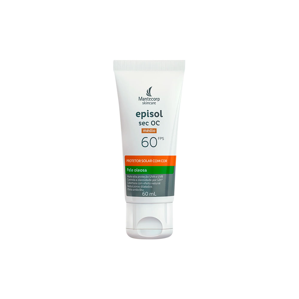 Encontraproduto.com.br - Protetor Solar Facial  Episol Médio Escuro FPS60-60ml