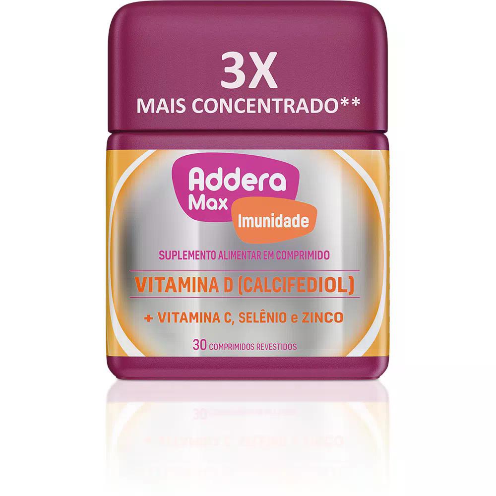 Encontraproduto.com.br - Addera Max Imunidade Mantecorp Farmasa 26g 30 Comprimidos