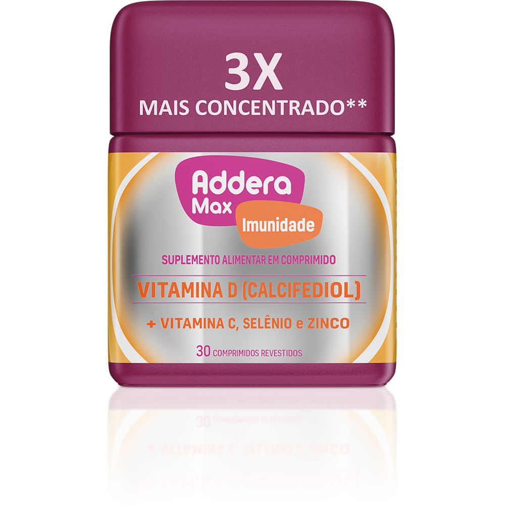 Encontraproduto.com.br - Addera Max Imunidade Mantecorp Farmasa 26g 30 Comprimidos