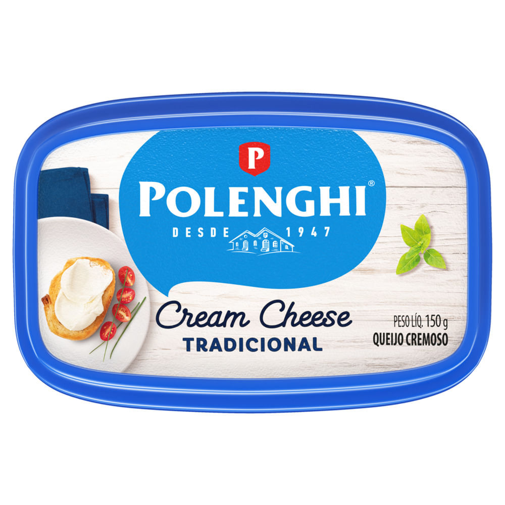 Encontraproduto.com.br - Cream Cheese Tradicional Polenghi 150g