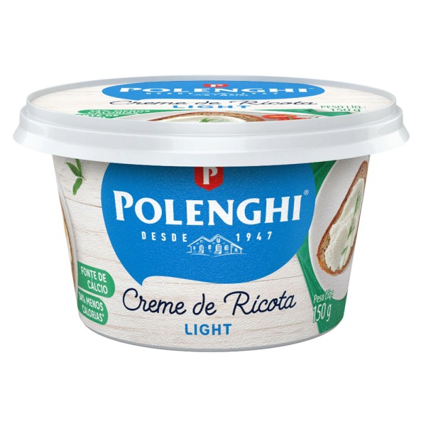 Encontraproduto.com.br - Creme Ricota Leve Polenghi 150g
