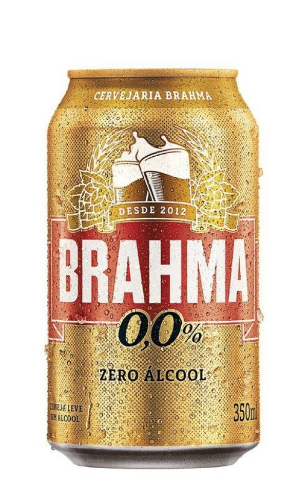 Cerveja Brahma Zero Álcool Lata 350ml