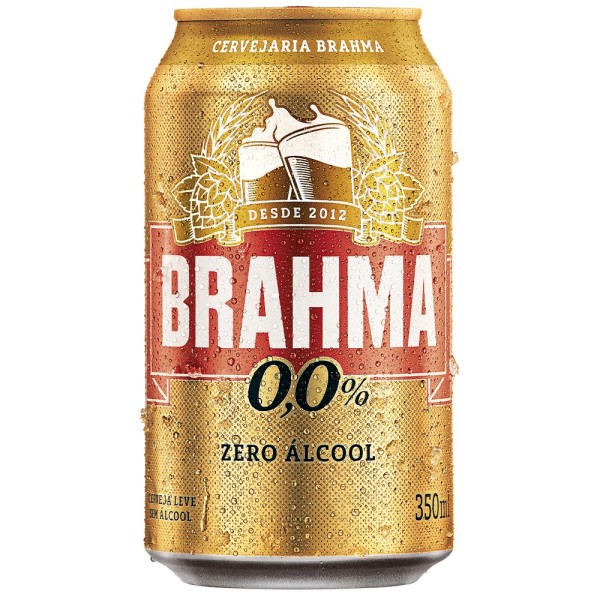 Encontraproduto.com.br - Cerveja Brahma Zero Álcool Lata 350ml