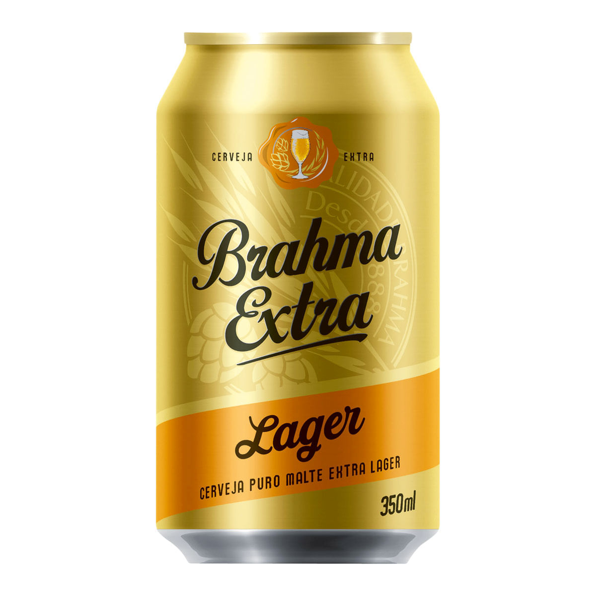 Encontraproduto.com.br - Cerveja Puro Malte BRAHMA Extra Lager Lata 350ml