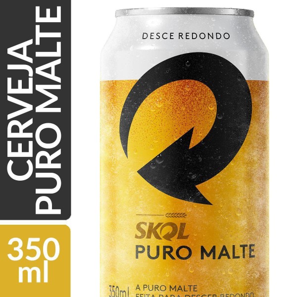 Encontraproduto.com.br - Cerveja Skol Puro Malte Lata 350ml