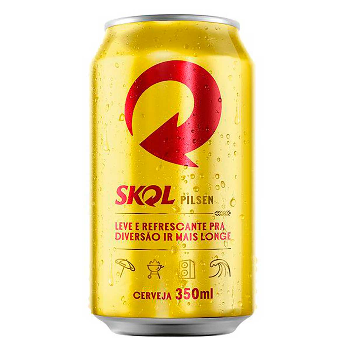 Encontraproduto.com.br - Cerveja Skol Pilsen Lata 350ml