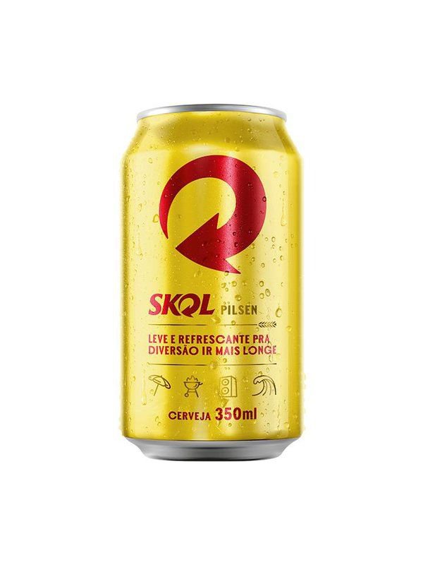 Encontraproduto.com.br - Cerveja Skol Pilsen Lata 350ml