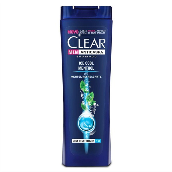 Encontraproduto.com.br - Shampoo Clear Men Anticaspa Ice Cool Menthol Frasco 200ml