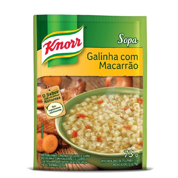 Encontraproduto.com.br - Sopa de Galinha com Macarrão Knorr 73g