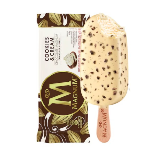 Picolé Magnum Cookies & Cream