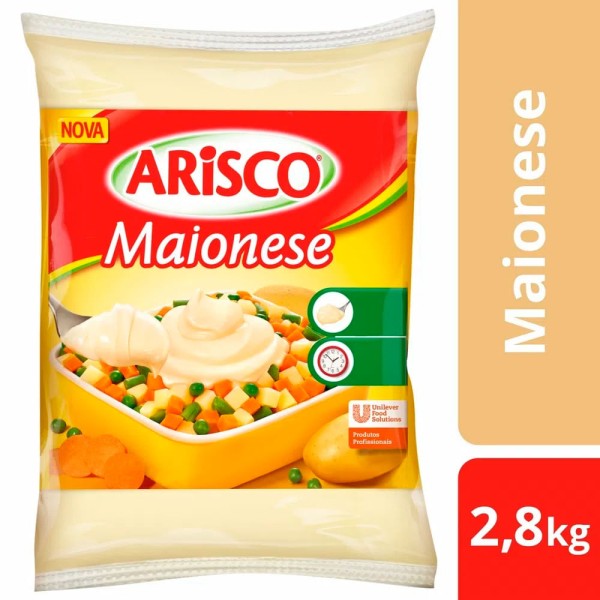 Maionese Tradicional ARISCO Pacote 2,8kg