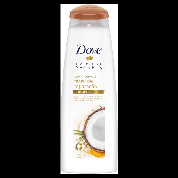 Shampoo Dove Nutritive Secrets Ritual de Reparação Frasco 400ml