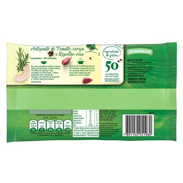 Encontraproduto.com.br - Tempero Pronto para Legumes com Ervas e Especiarias Knorr 40g