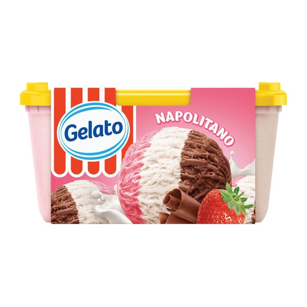 Encontraproduto.com.br - Sorvete Napolitano Gelato 1,5 Litros