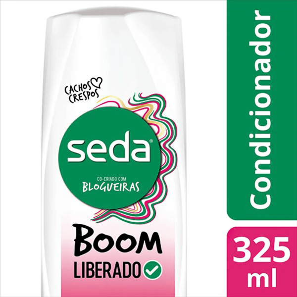 Seda Condicionador Condicionador Boom Cachos Crespos Blogueiras Liberado 325 Ml