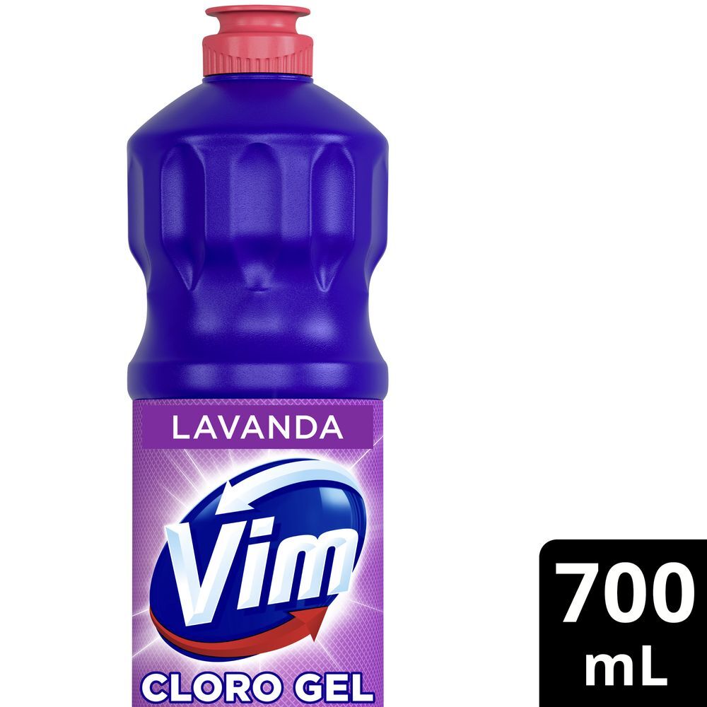 Encontraproduto.com.br - Desinfetante Vim Cloro Gel Multiuso Lavanda 700ml