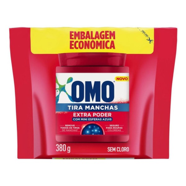 Encontraproduto.com.br - Tira Manchas Omo Extra Poder Roupas Coloridas Embalagem Econômica 380g