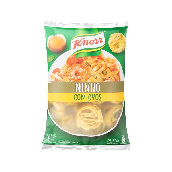 Encontraproduto.com.br - Macarrão Ninho Knorr Massa com Ovos 500g