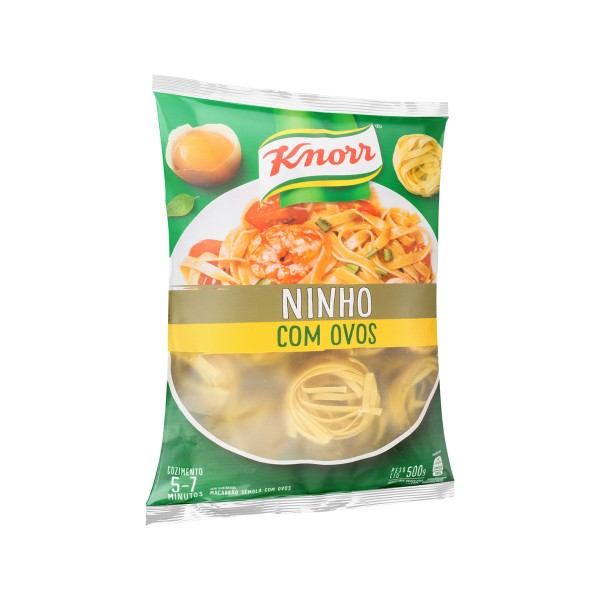 Encontraproduto.com.br - Macarrão Ninho Knorr Massa com Ovos 500g