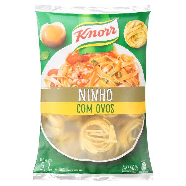 Encontraproduto.com.br - Macarrão Ninho Knorr Massa com Ovos 500g