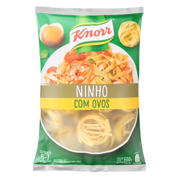 Encontraproduto.com.br - Macarrão Ninho Knorr Massa com Ovos 500g