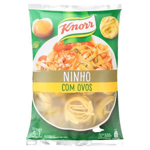 Encontraproduto.com.br - Macarrão Ninho Knorr Massa com Ovos 500g
