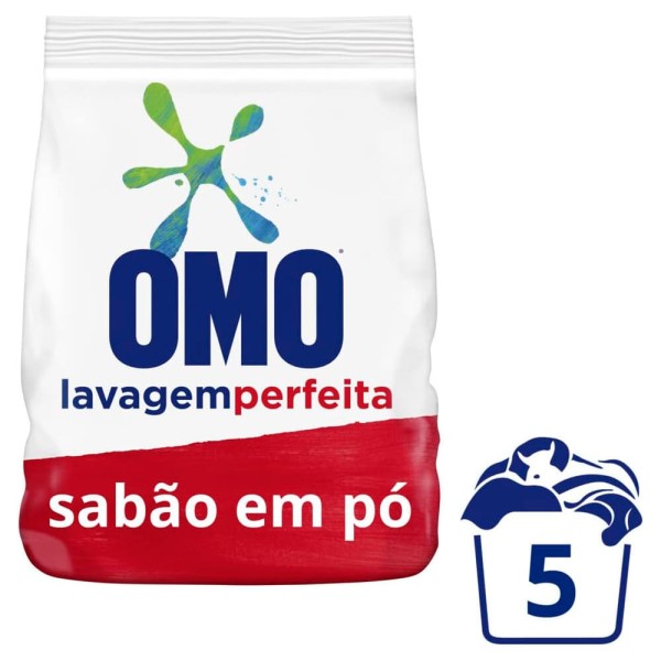 Encontraproduto.com.br - Lava Roupas em Pó Omo Lavagem Perfeita Ativo Concentrado 400g Embalagem Econômica