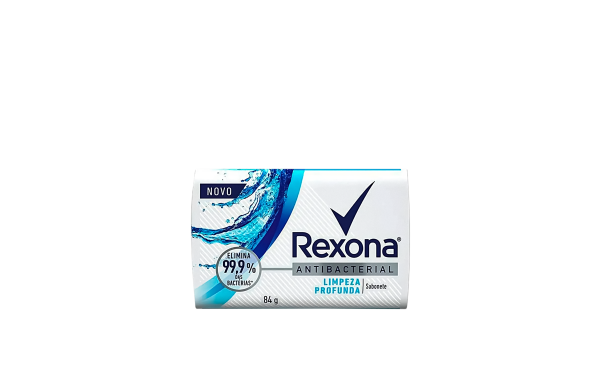 Sabonete Rexona Antibacterial c/ Esfoliante Limpeza Profunda 84g